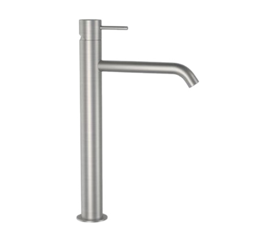 Фото №2  Смеситель для раковины Remer X Style INOX SSX12LXL, нержавеющая сталь