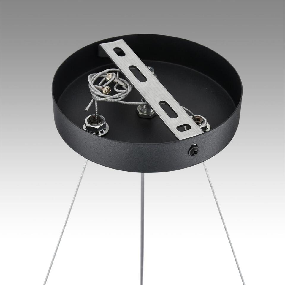 Фото №8  Подвесной светильник LUMION 8242/6 COMFI LN26 245 черный металл Светильник подвесной LED GX53 6*7W 220V LUAZANA