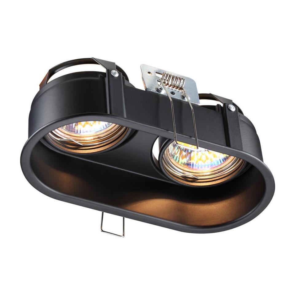 Фото №5  NOVOTECH 370841 SPOT NT22 516 черный Светильник встраиваемый IP20 GU10 2*50W 220V CLOUD