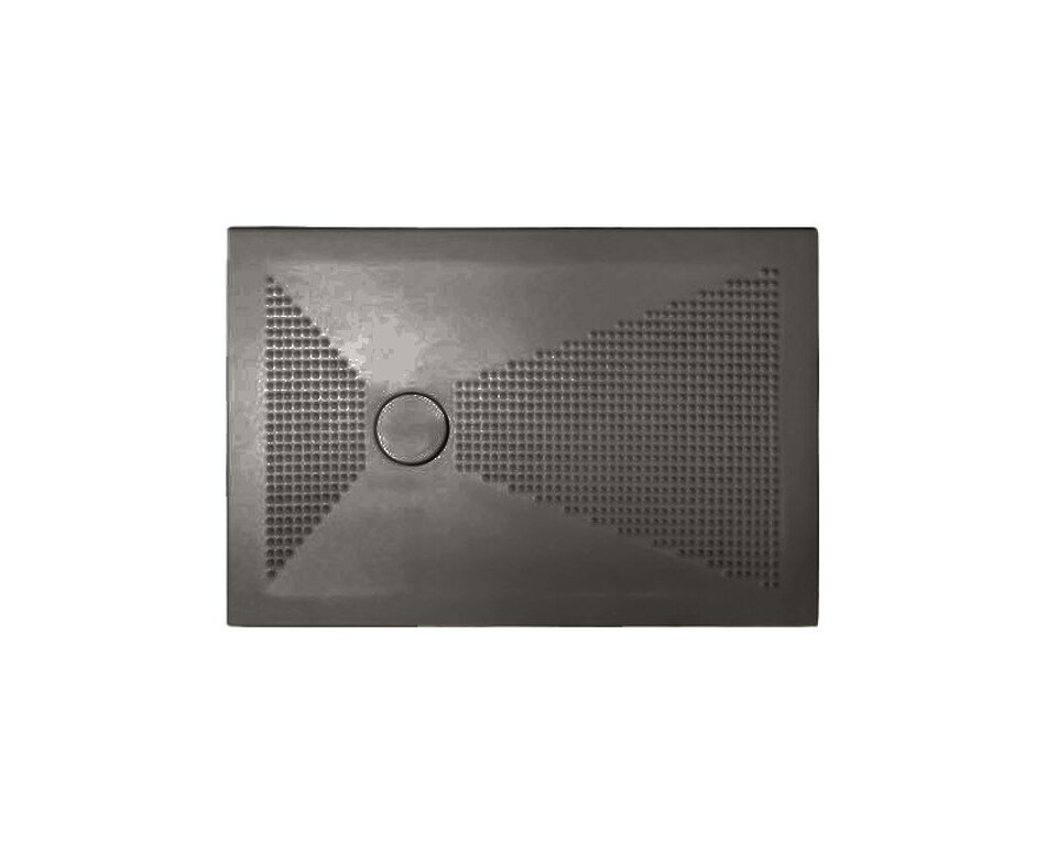 Фото №9  UPC710 / UPCM710 Althea душевой поддон 70х100, 3 см  Матовое железо Plus-Ton®