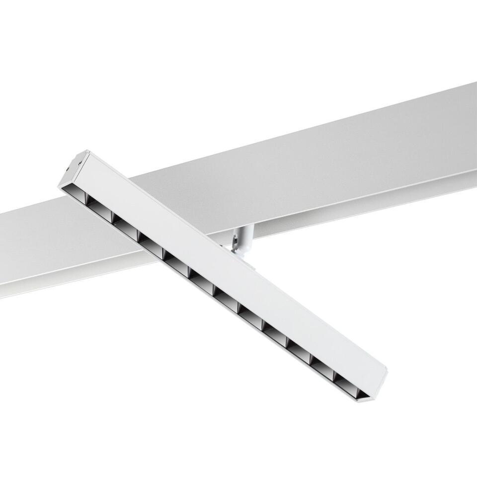 Фото №7  NOVOTECH 358609 SHINO NT21 045 белый Трековый светильник для низковольного шинопровода IP20 LED 4000K 12W 48V FLUM