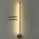 Превью фото №5  NOVOTECH 359345 KONST NT24 048 черный Светильник линейный светодиодный IP20 LED 12W 170-265V 3000K 944Лм VITZ