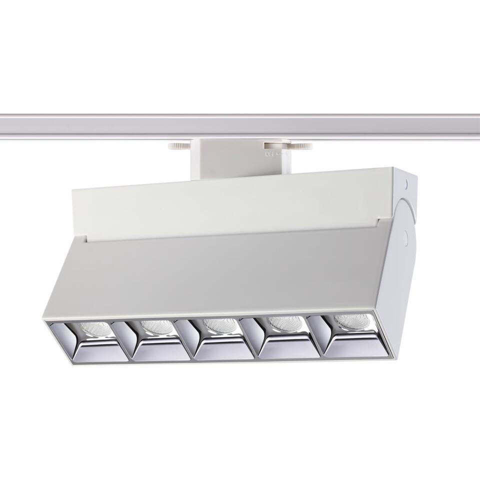 Фото №3  NOVOTECH 358665 PORT NT21 234 белый Светильник трековый однофазный трехжильный IP33 LED 4000K 25W 110-265V EOS