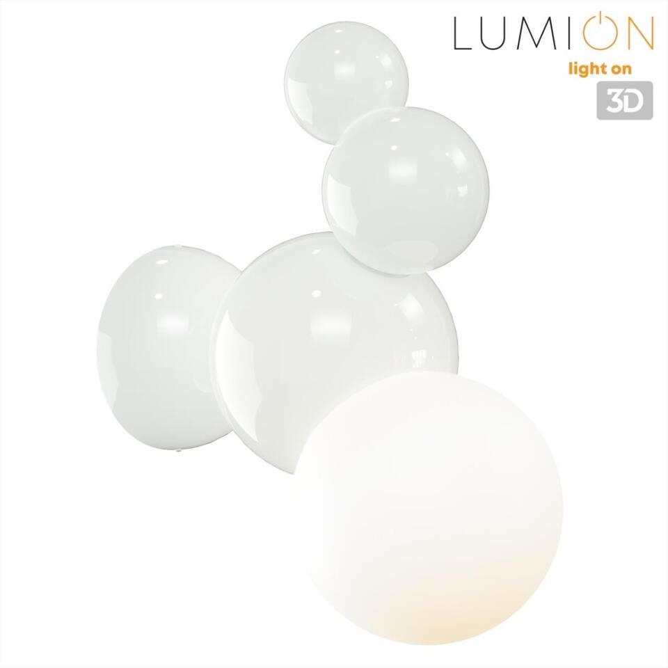 Фото №7  LUMION 6565/1W MODERNI LN26 178 белый/белый матовый/металл/стекло Бра E27 1*40W 220V BLASEN