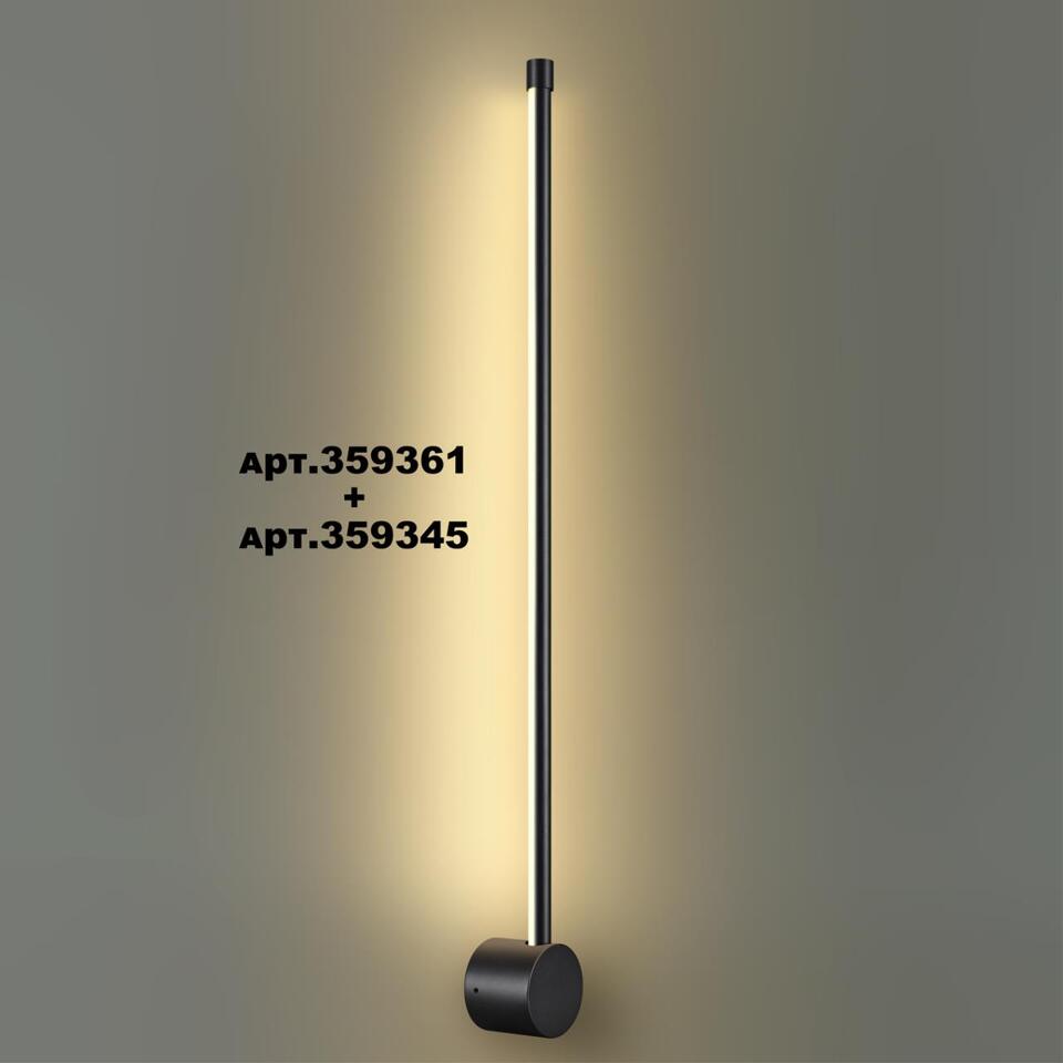 Фото №8  NOVOTECH 359345 KONST NT24 048 черный Светильник линейный светодиодный IP20 LED 12W 170-265V 3000K 944Лм VITZ