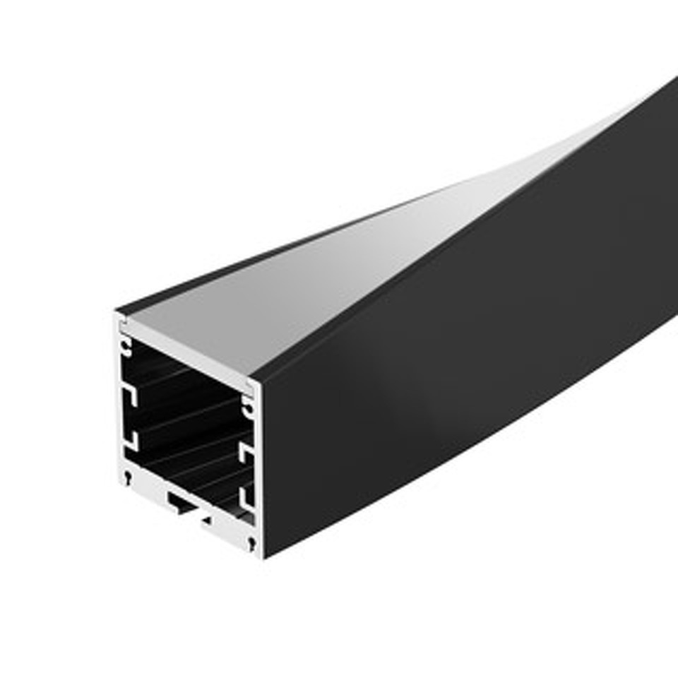 Фото №1  Arlight Профиль SL-ARC-3535-TWIST180-500 BLACK ( Алюминий)