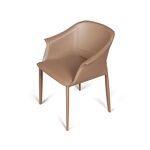 Превью фото №11  Top concept Стул с подлокотниками Джио, кожа хаки-тауп
