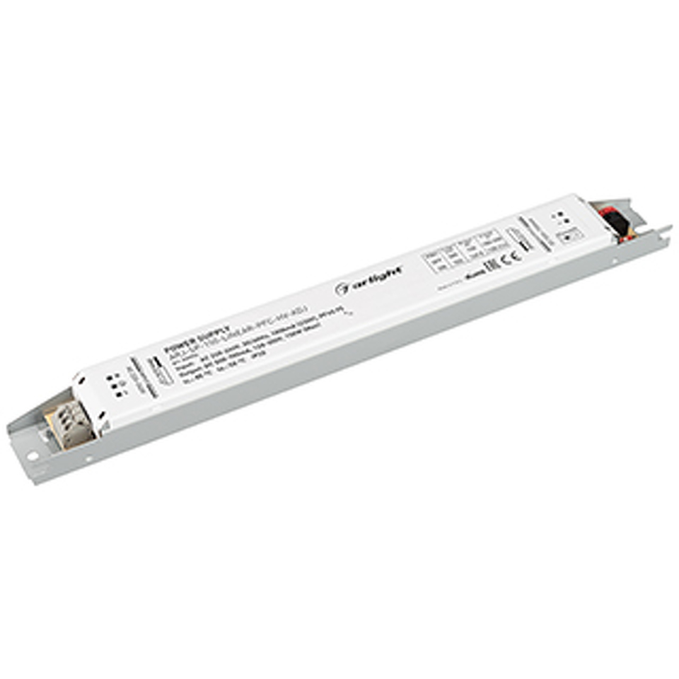 Фото №1  Arlight Блок питания ARJ-SP-150-LINEAR-PFC-HV-ADJ (150W, 500-700mA) ( IP20 Металл, 5 лет)