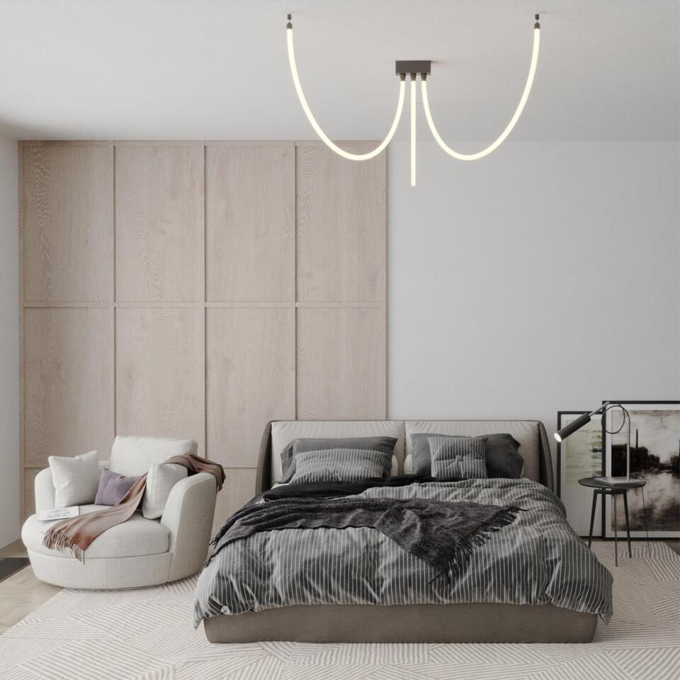 Фото №8  Подвесной светильник NOVOTECH 359329 KONST NT24 066 черный Светильник светодиодный IP20 LED 4000K 25W 170-265V 2420Лм RAMO