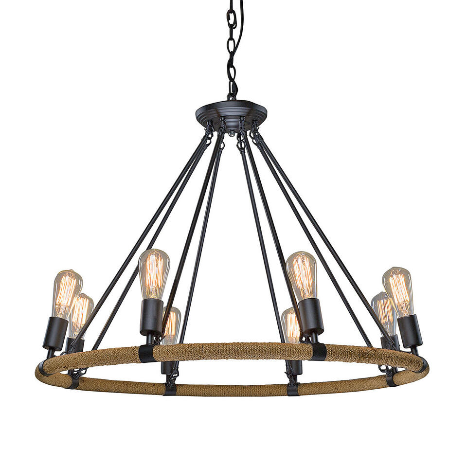 Фото №4  Люстра LOFT1861/8 Подвесная люстра LOFT IT Rope filament