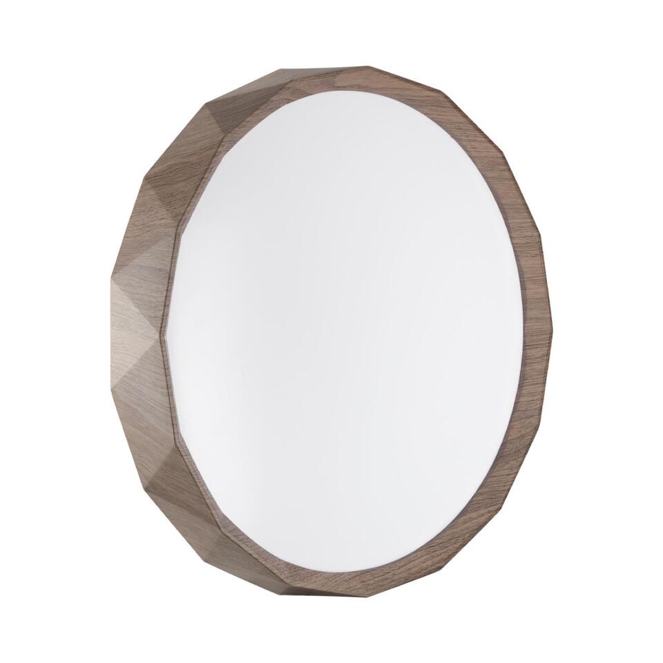 Фото №6  SONEX 7637/AL BASICA SN 169 Светильник пластик/корич. под дер. LED 18Вт 4000K D295 IP43 ZIF WOOD