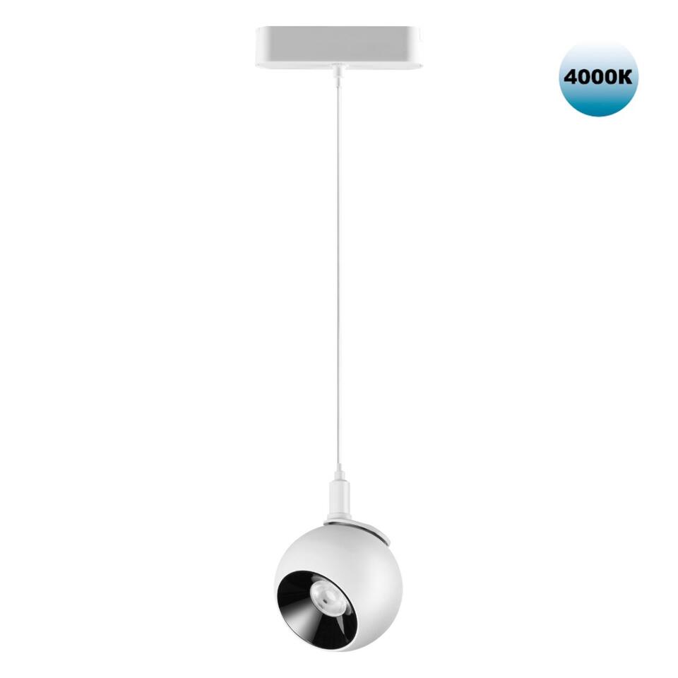Фото №9  NOVOTECH 359099 SHINO NT23 190 белый Трековый светильник для низков. шинопровода IP20 LED 4000K 12W 48V 960Лм SMAL