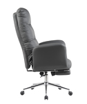 Превью фото №4  Кресло руководителя TopChairs Solid NC с оттоманкой серый