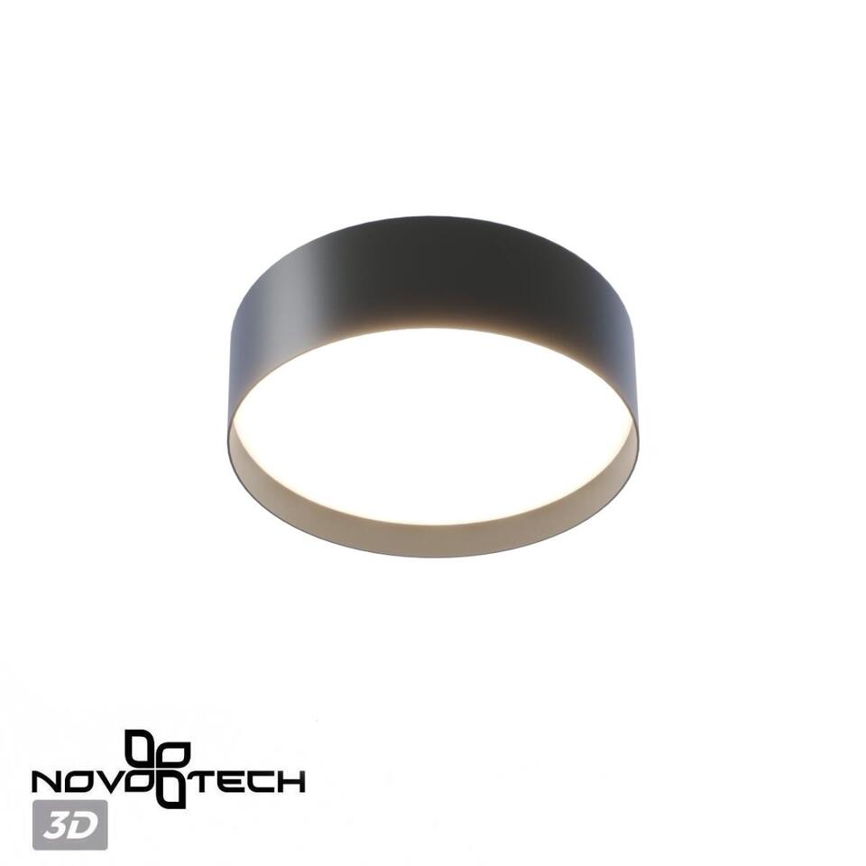 Фото №7  NOVOTECH 359601 OVER NT25 000 черный Светильник накладной светодиодный с переключ. цв. температуры IP20 LED 36W 220-240V 3000К\4000К\6000К ORBIS