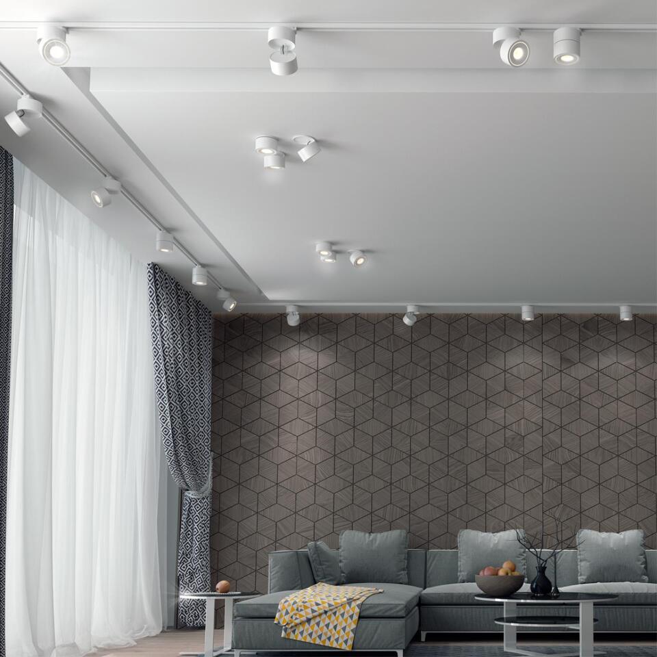 Фото №6  NOVOTECH 358778 PORT NT21 224 белый Светильник трековый однофазный трехжильный IP20 LED 15W 4000K 1300Лм 100-265V GRODA