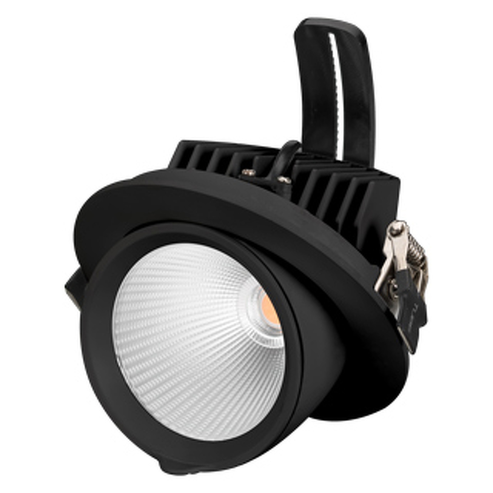 Фото №1  Arlight Светильник LTD-EXPLORER-R130-20W Day4000 (BK, 38 deg, 230V) ( IP20 Металл, 3 года)