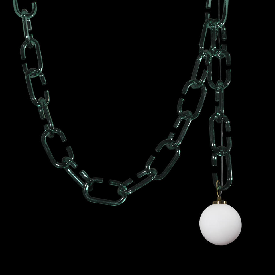 Фото №5  Подвесной светильник 10128C Green Подвесной светильник LOFT IT Chain