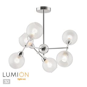 Фото LUMION 4438/6C MODERNI LN 000 хром, стекло Люстра на штанге E14 6*40W 220V EVERLY