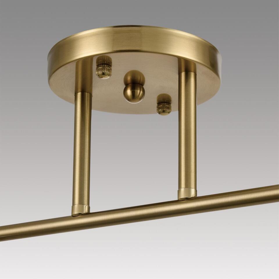 Фото №9  LUMION 8188/2C COMFI LN26 218 латунь/прозрачный, металл/стекло Потолочный светильник E27 2*60W 220V VIVIAN