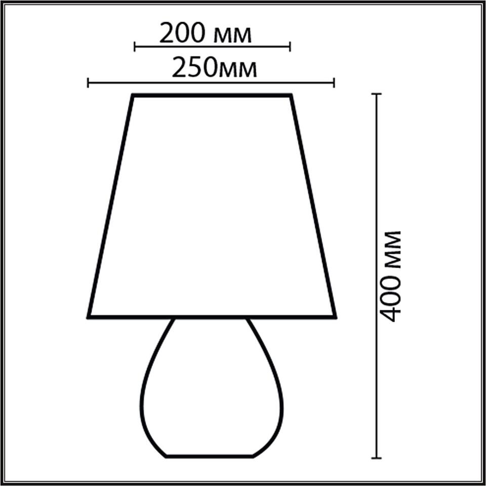 Фото №7  Настольная лампа LUMION 8120/1T COMFI LN26 477 белый, керамика/текстиль Настольная лампа E27 1*60W 220V SONA