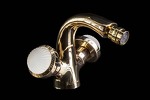 Превью фото №4  Boheme Смеситель для биде TRADIZIONALE ORO двуручковый