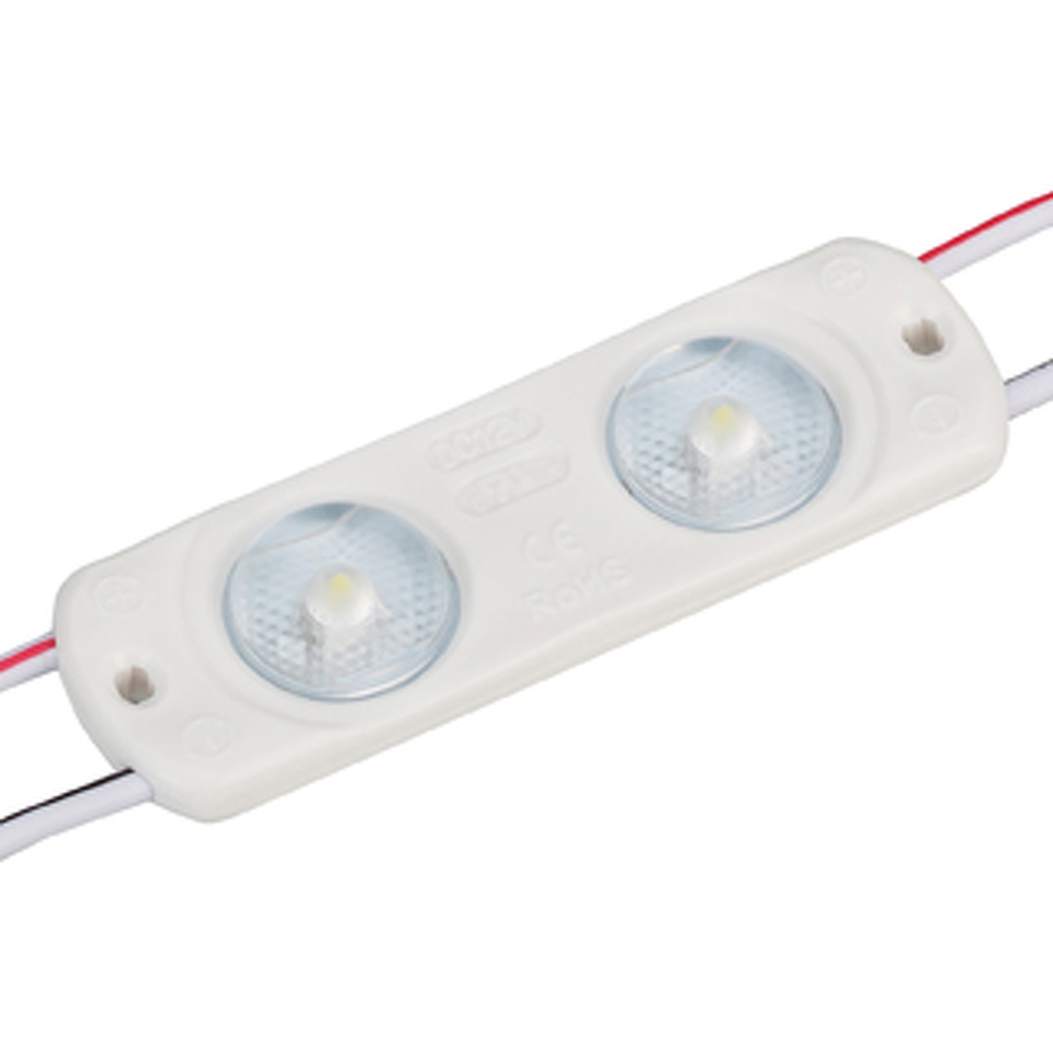 Фото №1  Arlight Модуль герметичный CRAFT-2835-2-12V Warm 170deg (56х17,5mm, 0.8W, IP65) ( Закрытый)