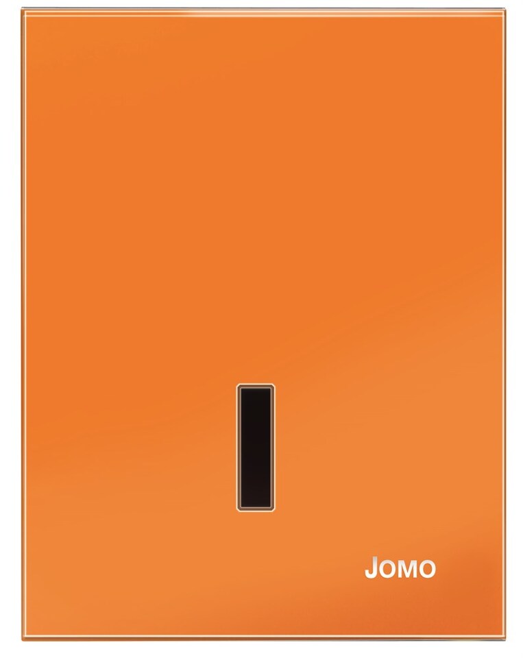 Фото №3  172-6800XX Jomo EXCLUSIVE URI-G Панель смыва с инфракрасным датчиком для писсуара 6V  Оранжевое стекло