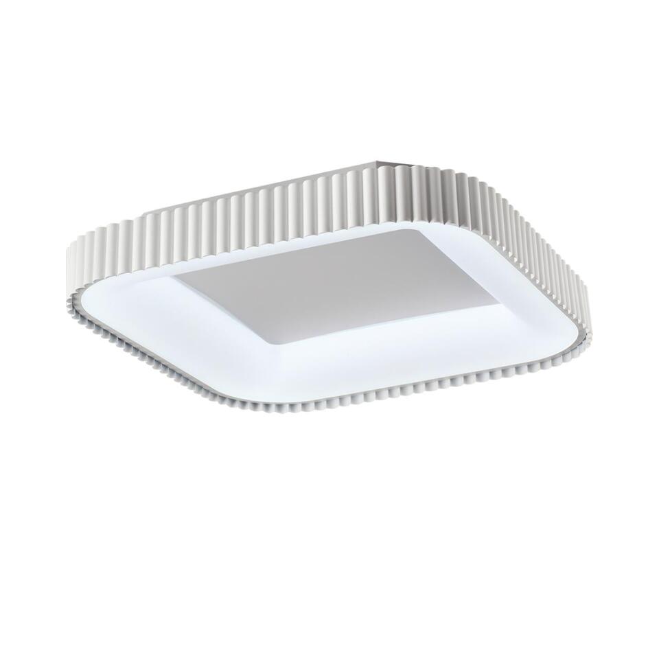 Фото №10  SONEX 7767/56L AVRA LED SN 578 Светильник металл/белый LED (56Вт+14Вт) 3000-6000K 500х500 IP43 пульт ДУ+подсветка SHARMEL