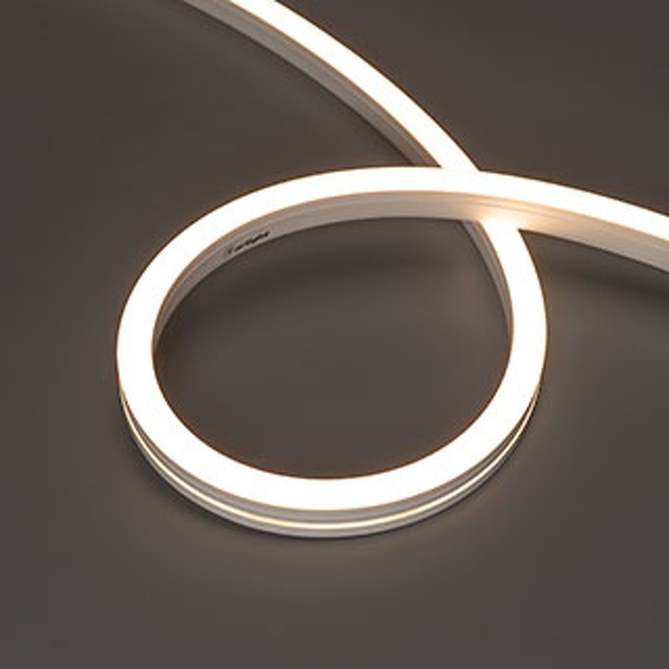 Фото №1  Arlight Лента герметичная MOONLIGHT-SIDE-A140-12x17mm 24V Warm3000 (9.6 W/m, IP67, 0,5m, wire x1) ( Образец)