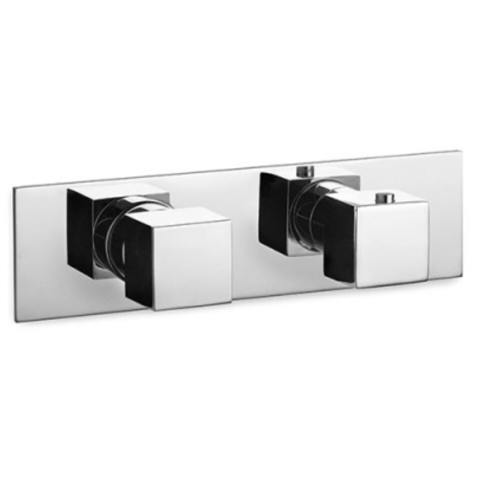 Фото №4  RU103BXX AQUAelite внешняя часть термостатического смесителя для душа на 3 потребителя, 3/4" Хром, 10/01Q
