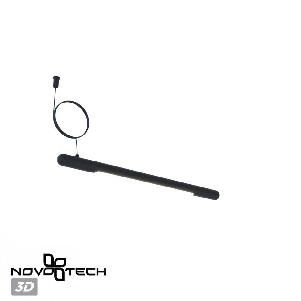 Фото №5  NOVOTECH 359389 KONST NT24 041 черный Ввод питания с заглушкой и проводом-подвесом (длина провода – 2м) без базы IP20 48V GLAT