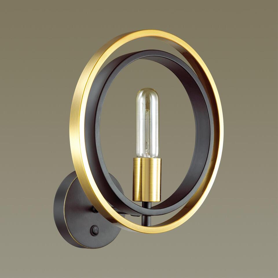Фото №3  LUMION 4401/1W LOFTI LN19 000 золотой, черный Бра E27 1*60W 220V MAEVE