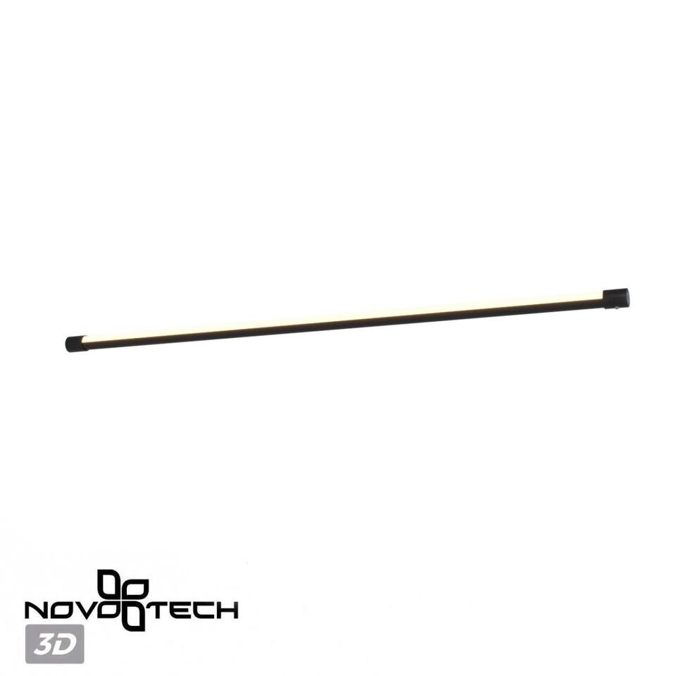 Фото №8  NOVOTECH 359346 KONST NT24 048 черный Светильник линейный светодиодный IP20 LED 12W 170-265V 4000K 960Лм VITZ