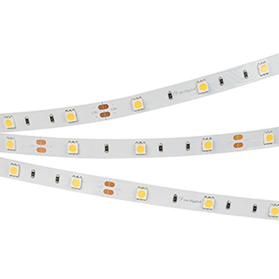 Фото №1  Arlight Лента RT-B30-10mm 12V Warm2400 (7.2 W/m, IP20, 5060, 5m) ( Открытый)