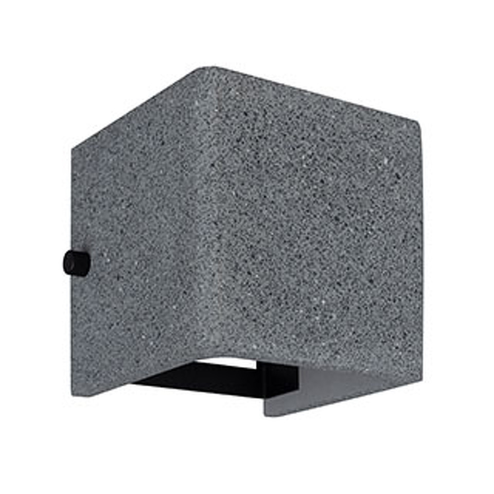 Фото №1  Arlight Светильник LGD-PERAN-WALL-S120x120-6W Warm3000 (BK, 0-80 deg, 230V) ( IP65 Бетон, 3 года)