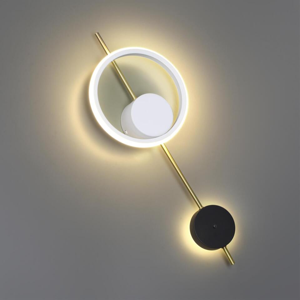 Фото №4  LUMION 5691/13WL LEDIO LN26 445 белый, чёрный, золотой Настенный светильник LED 13W 3000K 220V MARQUE