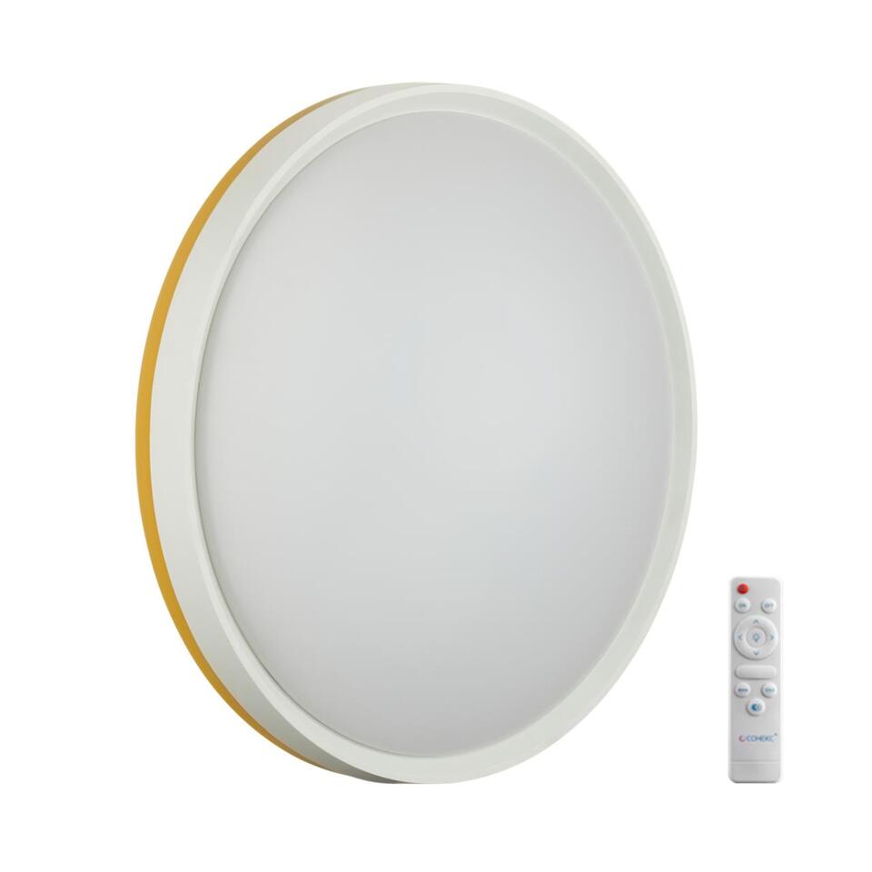 Фото №10  SONEX 7709/EL COLOR SN 154 Светильник пластик/желтый LED 70Вт 3000-6000К D500 IP43 пульт ДУ KEZO YELLOW