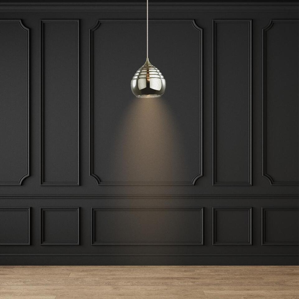 Фото №4  Подвесной светильник LUMION 5286/1 SUSPENTIONI LN23 000 никель, серый Подвес E27 1*40W 220V LESTER