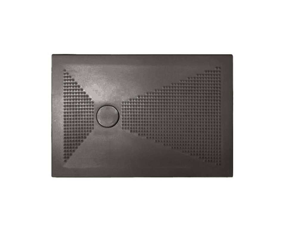 Фото №10  UPC810 / UPCM810 Althea душевой поддон 80х100, 3 см  Матовое железо Plus-Ton®
