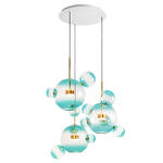 Превью фото №3  Подвесной светильник 2027-D3 Blue Подвесной светильник LOFT IT Bolle