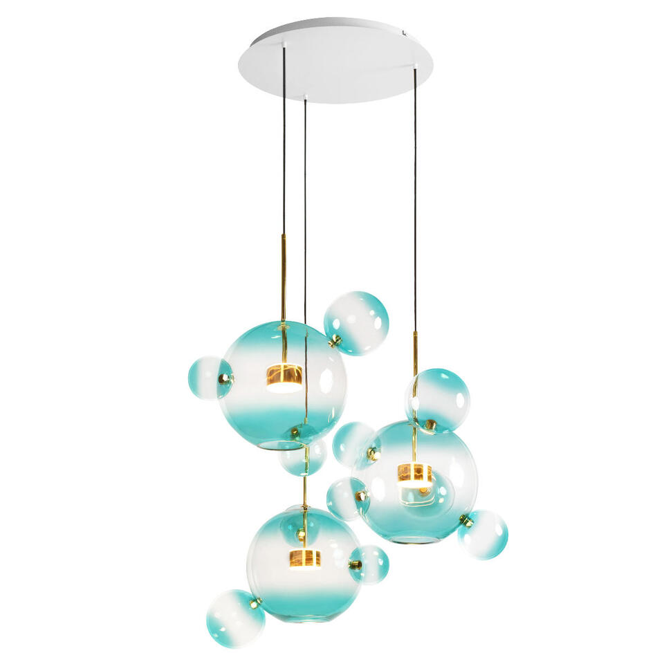 Фото №8  Подвесной светильник 2027-D3 Blue Подвесной светильник LOFT IT Bolle