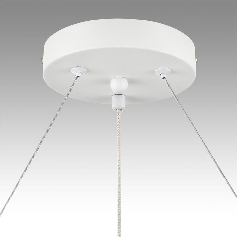 Фото №8  Подвесной светильник LUMION 8254/9 COMFI LN26 246 белый металл Светильник подвесной LED GX53 8*7W 220V LUAZANA