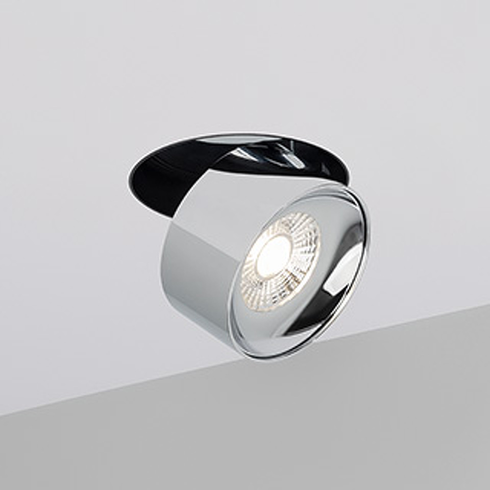 Фото №1  Arlight Светильник SP-PLURIO-BUILT-TRIMLESS-R120-9W Day4000 (BK-CHR, 36 deg, 230V) ( IP20 Металл, 3 года)