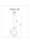 Превью фото №6  Подвесной светильник Светодиодный подвесной светильник Moderli V5024-3PL Store