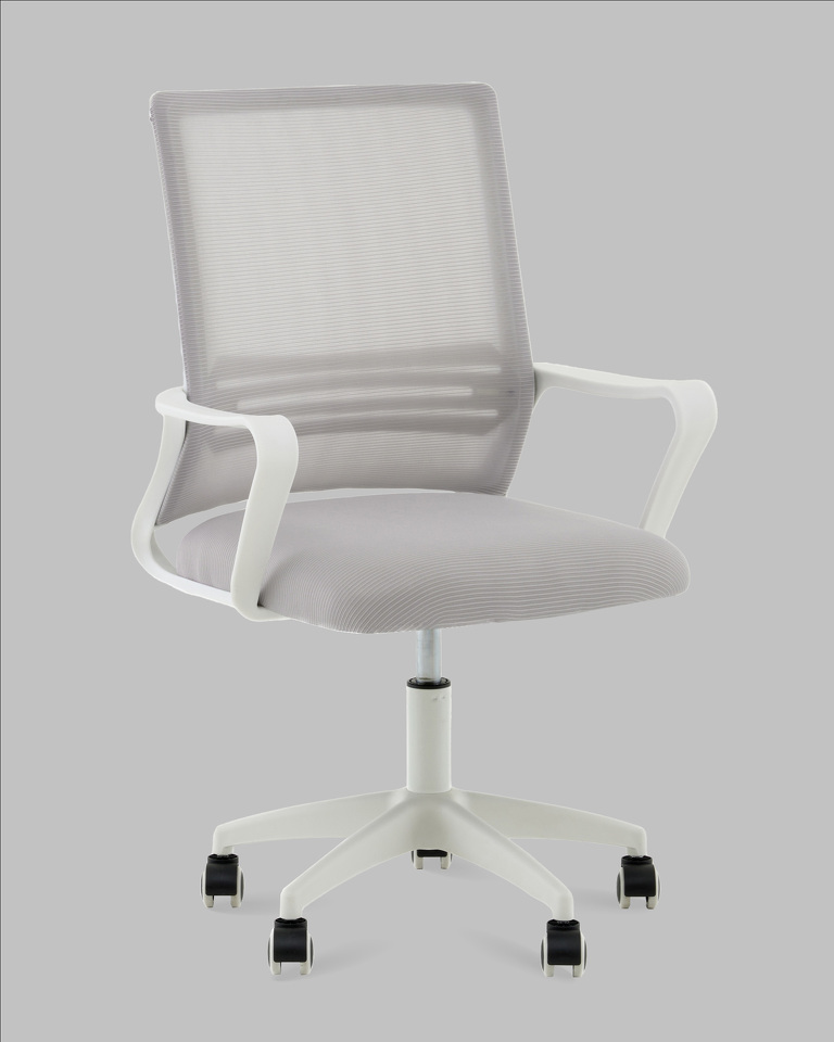 Фото №8  Кресло офисное TopChairs Simplex New серый