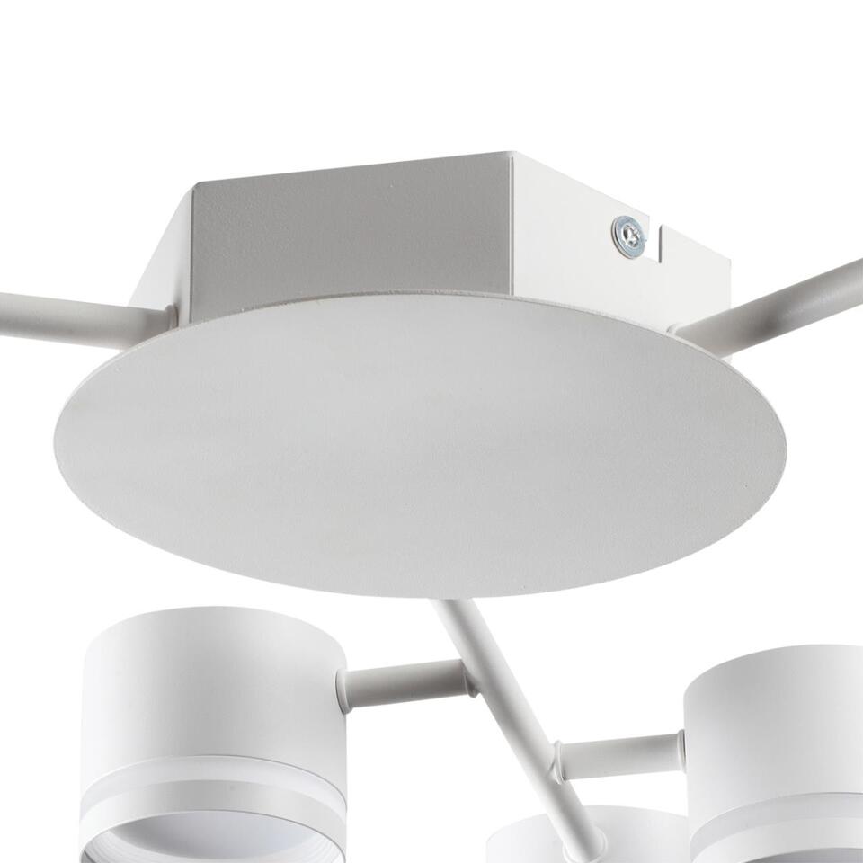 Фото №9  Люстра LUMION 8235/9C COMFI LN26 242 белый металл Люстра потолочная LED GX53 9*12W 220V GARETA
