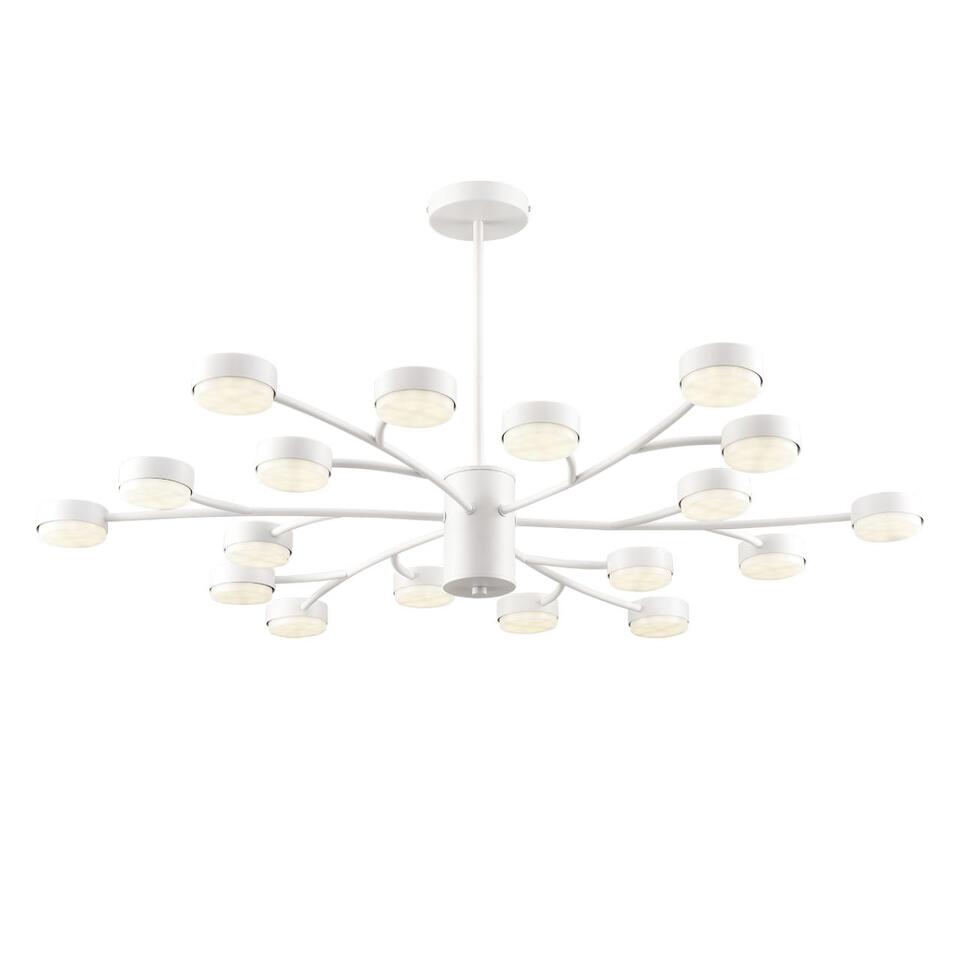 Фото №8  Люстра LUMION 8265/18 COMFI LN26 233 металл, белый Люстра GX53 LED 18*7W 220V TORINA