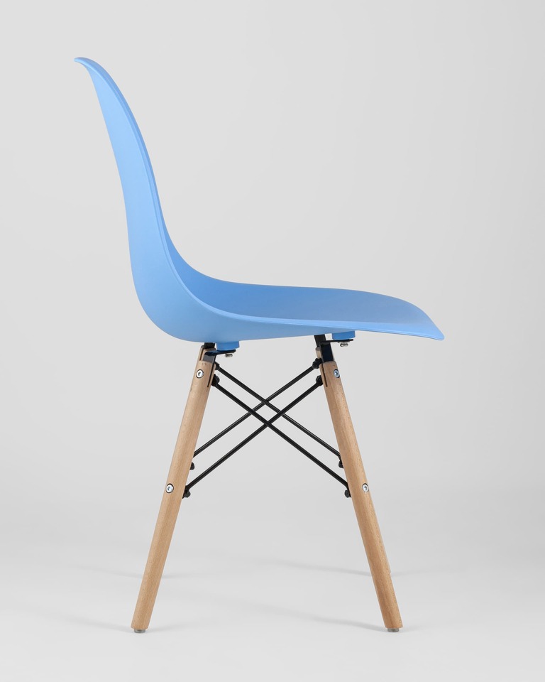 Фото №10  Стул Eames Style DSW голубой (разборный каркас)