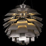 Превью фото №4  Подвесной светильник 10156/600 Silver Подвесной светильник LOFT IT Artichoke