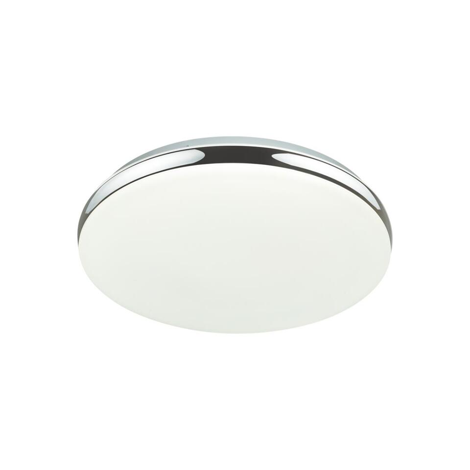 Фото №5  SONEX 7600/CLN TAN SN Светильник пластик/белый/хром LED 36Вт без ДУ 4000К D340 IP43 RINGO